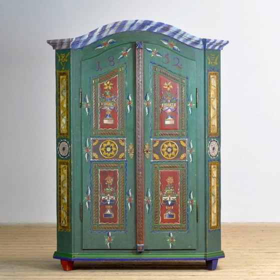 Image 1 of Armoire de mariée allemande, vers 1852