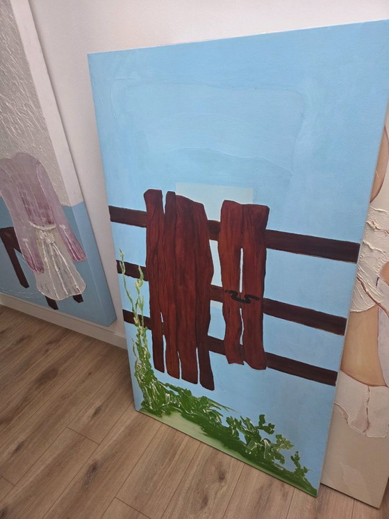 Liesbeth van Ginneken - Ölgemälde – Gemälde & Zeichnungen, Holz (photo 4 of 5)