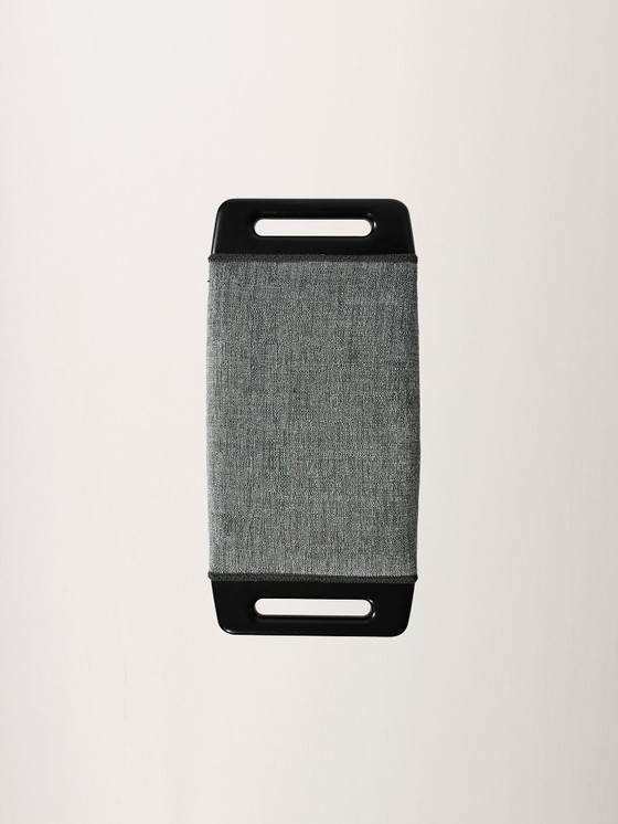 Image 1 of 1960s Scandinavian Black Lacquered Stool