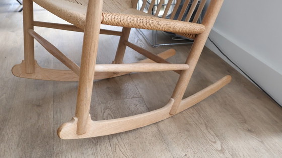 Fredericia Wegner J16 schommelstoel, Hans Wegner, Schommelstoelen, Hout, Anders, Beige, Scandinavian (foto 13 van 17)