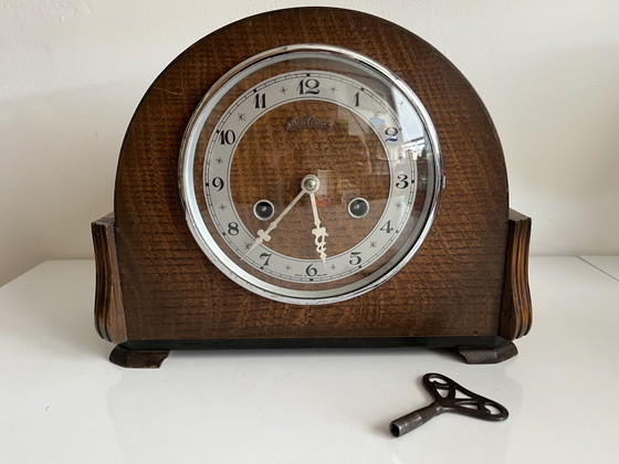 Image 1 of Pendule de cheminée Bentima Art Déco 1930