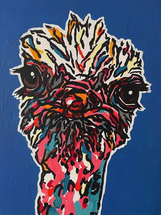 Image 1 of pittura di struzzo