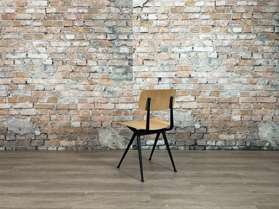 HAY Result Zwart/Eiken - MEER OP VOORRAAD – Eetkamerstoelen, Metal, Wood, Vintage (photo 5 of 13)