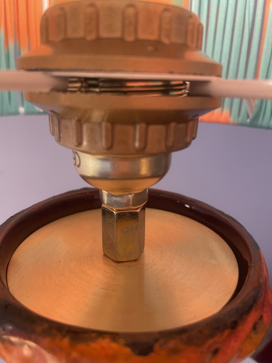 Image 1 of Wireless vase lamp from West German Pottery – Fat Lava Jug | Pop Weave Collection
