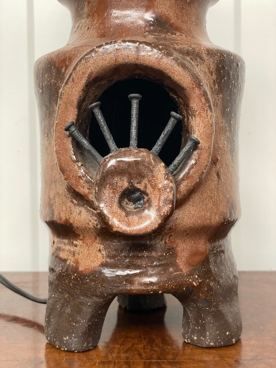 Image 1 of Vintage Brutalist Table Lamp