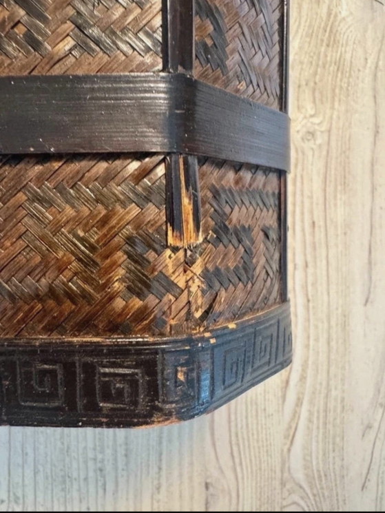 Antico Contenitore Cinese Impilabile in Bambù, 6 Livelli – Oggetti decorativi, Metal, Wood (photo 4 of 8)