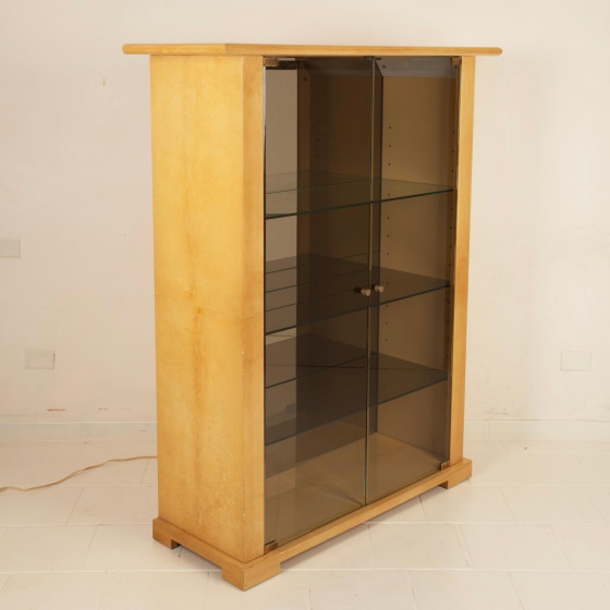 Aldo Tura Vetrina Razionalista in Pergamena mod. 2100, di Tura Milano 1970 – Vetrine, Glass (photo 10 of 27)