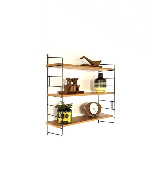 Vintage beech wood wall rack, WHB Germany ‘60
