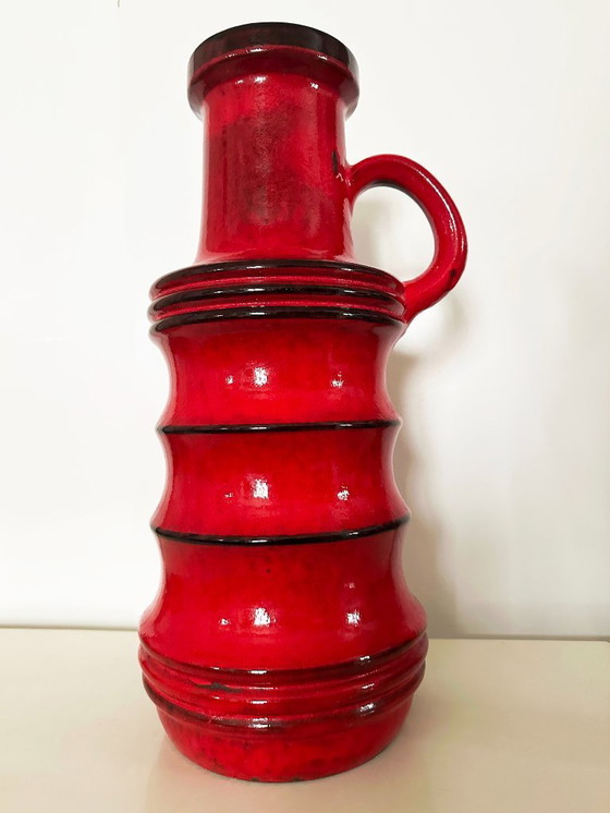 Image 1 of Jarrón de cerámica muy grande de Alemania Occidental. Alemania, años 70