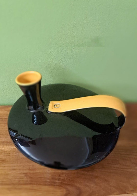 Cruche/Pichet vintage, Rometti Umbertide, Vases, Céramique, Noir (photo 2 sur 9)