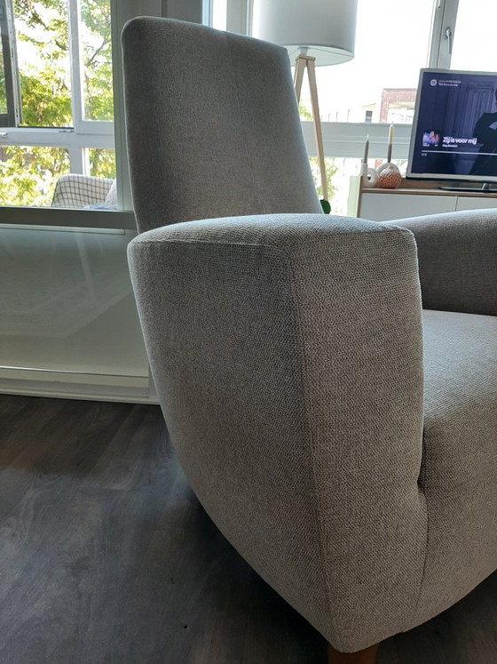 LABEL Longa by Gerard van den Berg Armchair – Label Van den Berg, Textile, Wood (photo 3 of 5)