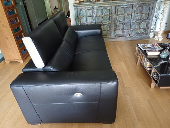 Divano 3 posti in pelle con 2 reclinabili a batteria – Divani 3 posti, Leather (photo 2 of 5)