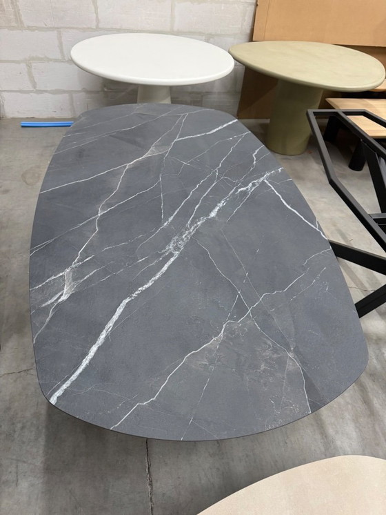 Image 1 of Danish oval ceramic table