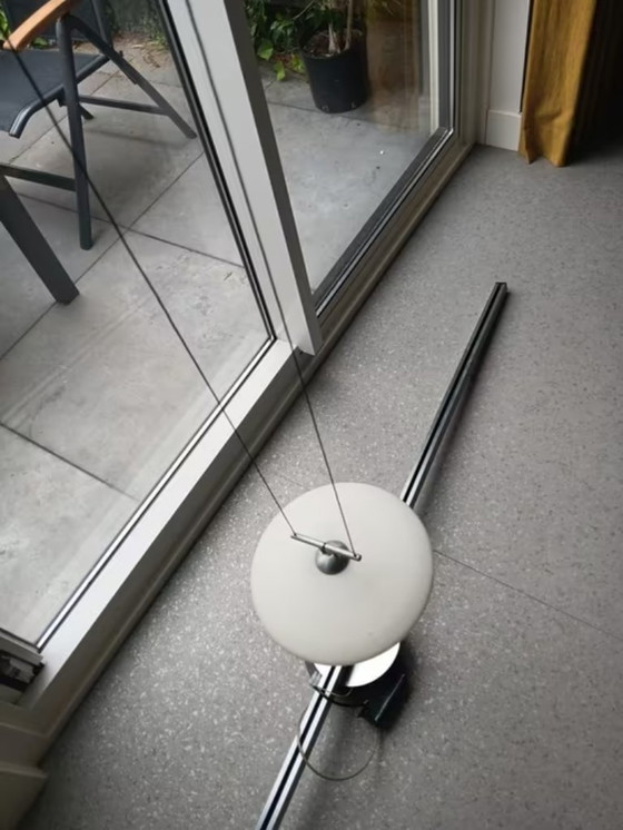 Image 1 of Design hanglamp ´Snake´, 3 kappen, alu & glas, inkoop €1500+