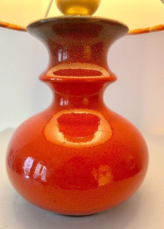 Image 1 of Pop Art vintage table lamp - upcycled from a Steuler vase by Cari Zalloni