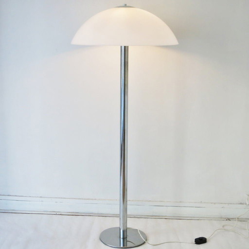 Space Age Mushroom Floor Lamp Vintage Retro 60s Chrome