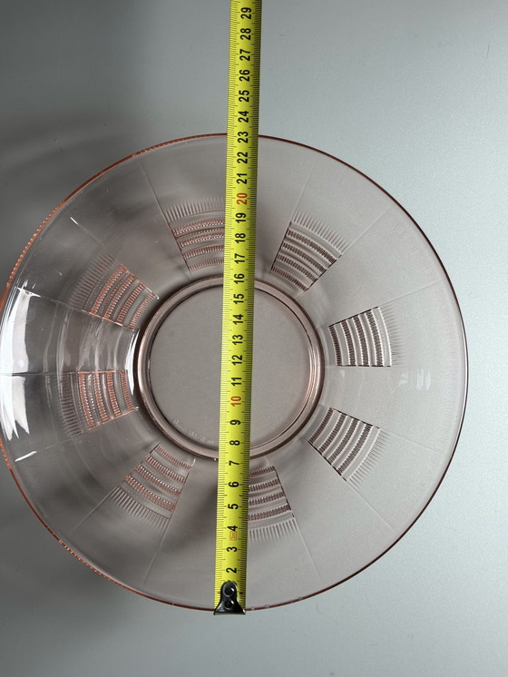 Image 1 of Servizio da portata Art Déco Rosaline "Severina" di Val Saint Lambert