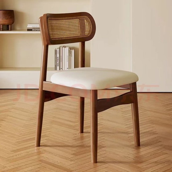 Image 1 of Solid Wood Chair Asian style– Multiple Color Options Available