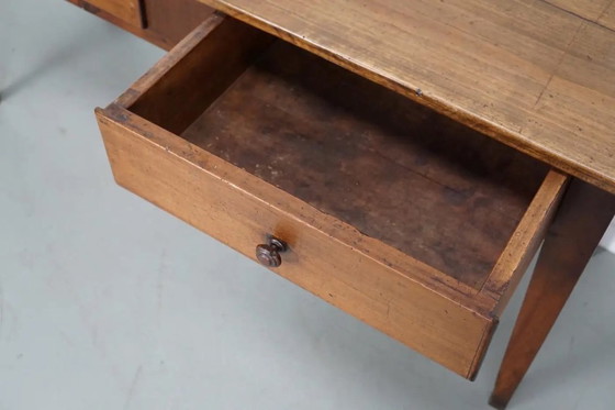 Image 1 of Antiker französischer Beistelltisch im Landhausstil aus Obstbaumholz, 19. Jahrhundert
