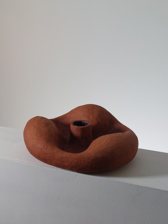 Image 1 of Sculptural, artistic vase, unique piece, artist's ceramics, 1977