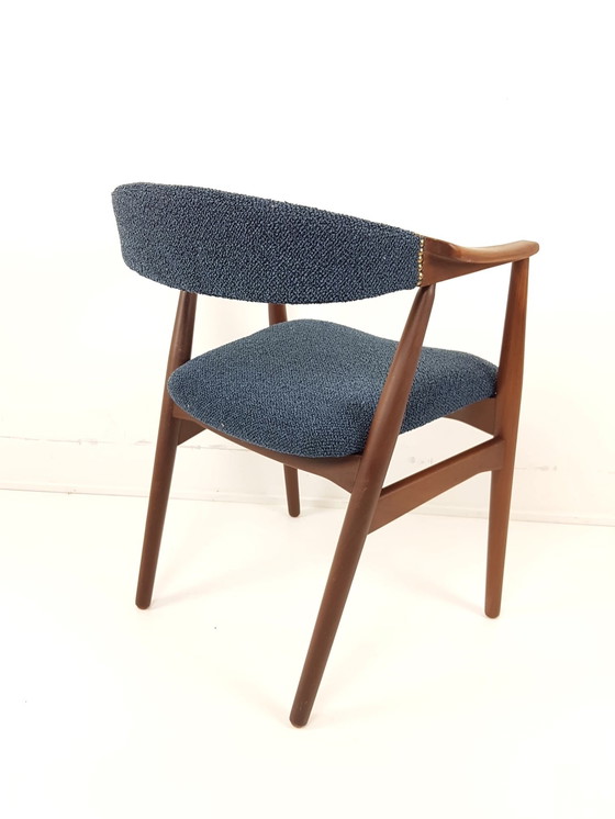 Image 1 of Set di 2 sedie danese vintage Farstrup blu Thomas Harlev