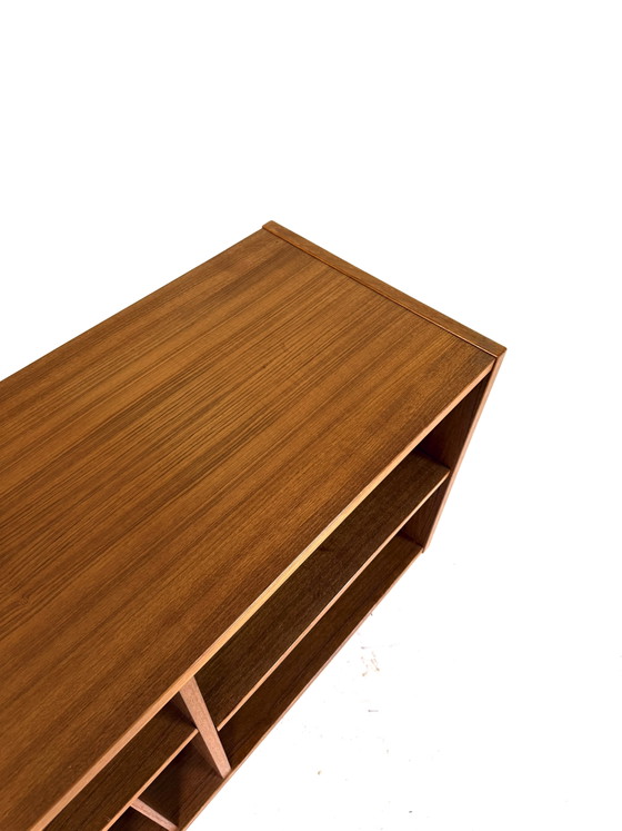 Mobile TV/mobile LP vintage in teak, Danimarca, Bornholm Møbelfabrik '70 – Mobili TV, Wood, Metal (photo 8 of 11)