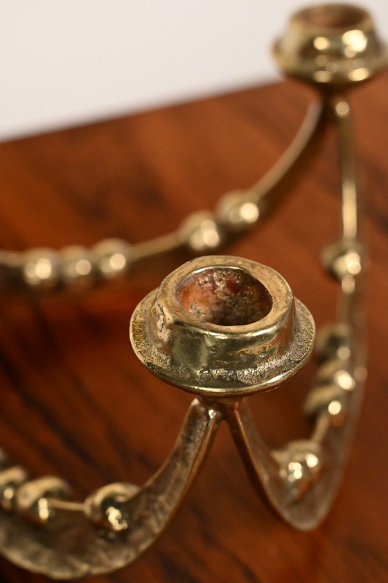 Image 1 of Chandelier en laiton de Tanini