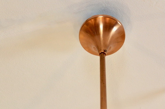 Lampadario in rame e vetro soffiato di Ott International (foto 11 di 14)