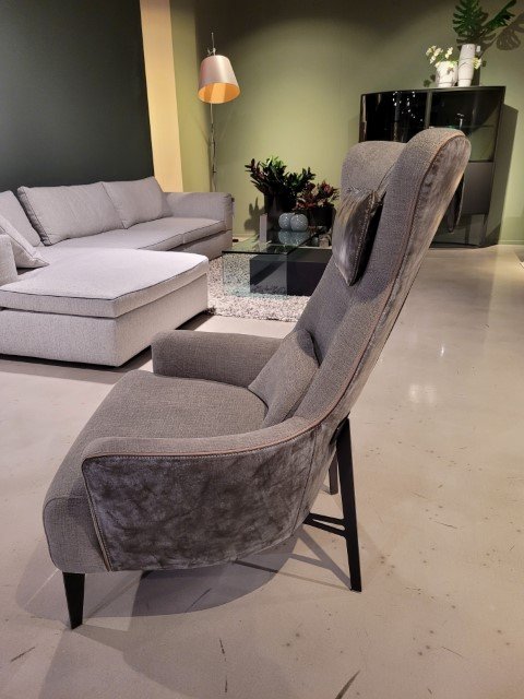 Mia armchair and headrest – Borzalino (photo 2 of 7)