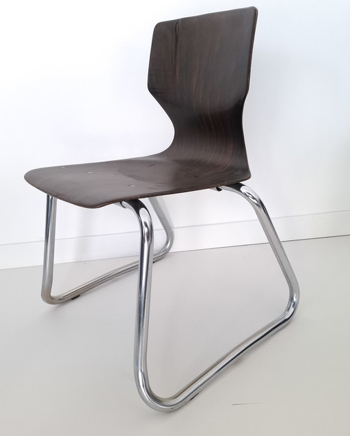 Vintage Flöttoto Pagholz Adam Stegner Hochstuhl, 1960er Jahre