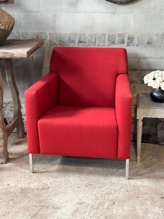 Image 1 of 2 fauteuils en acier Morso conçus par Enrico Franzolini