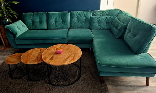 Banc anglais vintage, vert