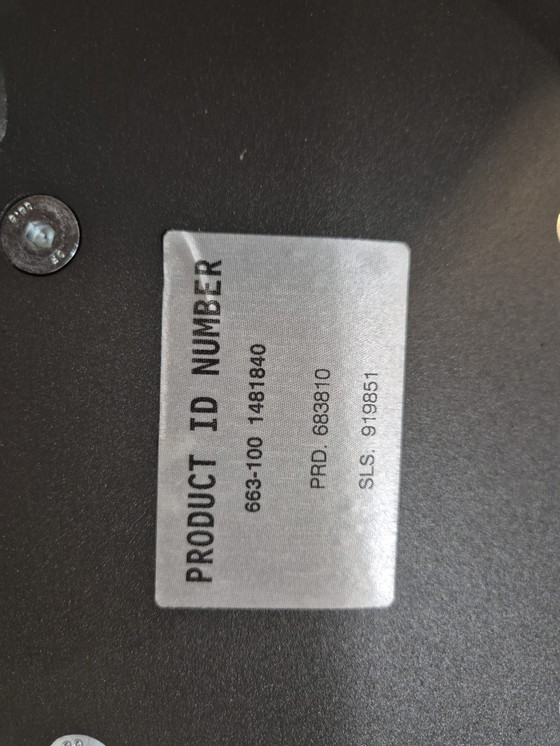 Image 1 of 4x Leolux Callas Chairs Dining - Grey - Leather New Condition