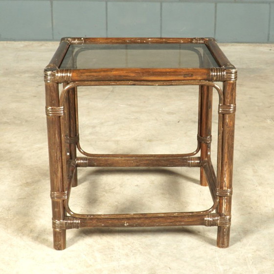 Set da salotto vintage in bambù – 6 sedie e 3 tavolini abbinati – anni '60 – Poltrone, Bamboo (photo 6 of 20)