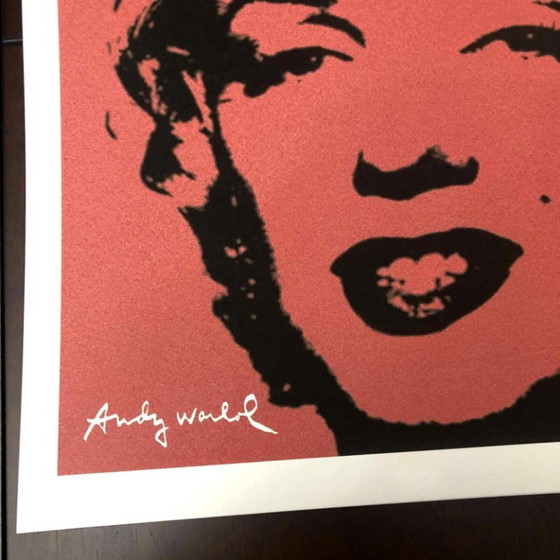 Litografía de "Marylin Monroe" de la década de 1990, inspirada en la obra de Andy Warhol. (photo 4 of 9)