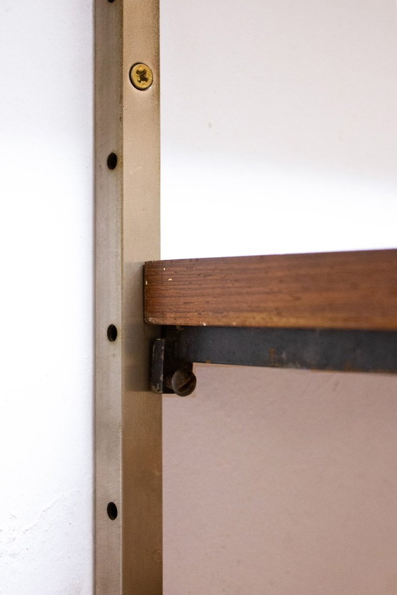 1960s Modular Rosewood Tetex Wall System – Wall cabinet, Metal (photo 6 of 8)