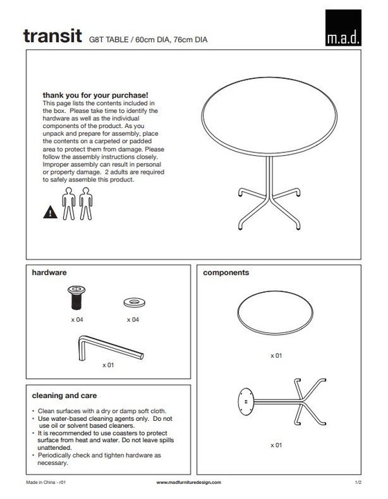 Image 1 of M.A.D. Transit Cafe Table