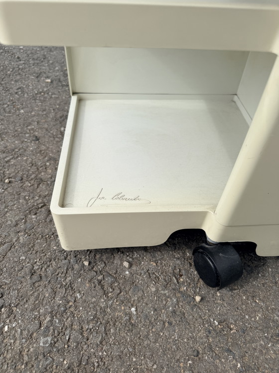 Image 1 of Vintage XL Boby Trolley by Joe Colombo – Cream White, 1970s