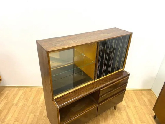 Image 1 of Mid-Century kast met bovengedeelte van Bohumil Landsman voor Jitona, Tsjechisch ontwerp, jaren 60