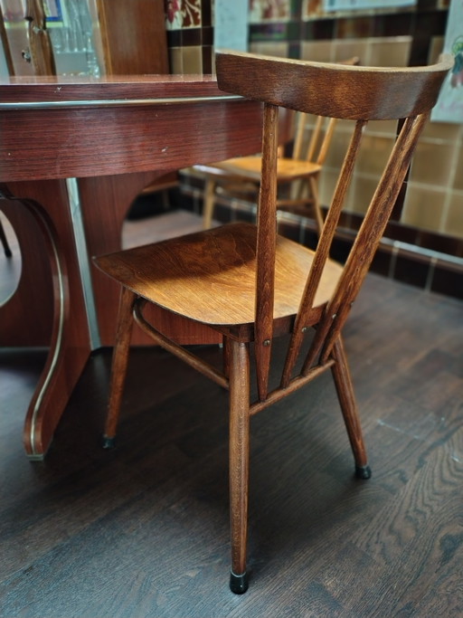 Set di 4 sedie da esterno Ercol, anni '70.