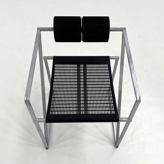 Image 1 of Black & Grey Seconda Chair by Mario Botta for Alias, 1980s
