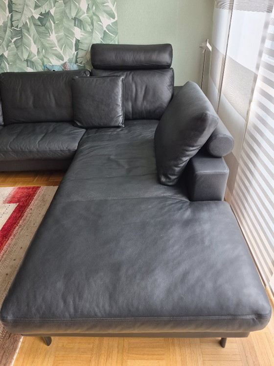 ERPO CL500 Divano angolare con pouf – Divani angolari, Pelle, Metallo (photo 4 of 5)