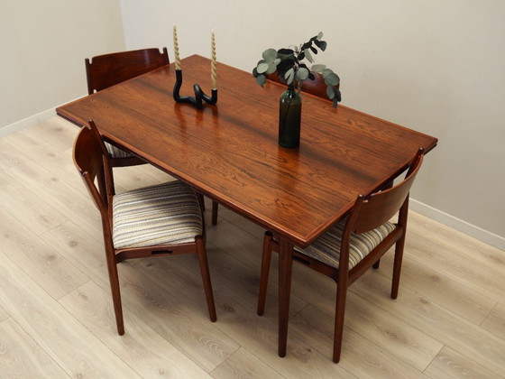 Image 1 of Mesa de palisandro, diseño danés, años 70, fabricante: Omann Jun, diseñador: Gunni Omann