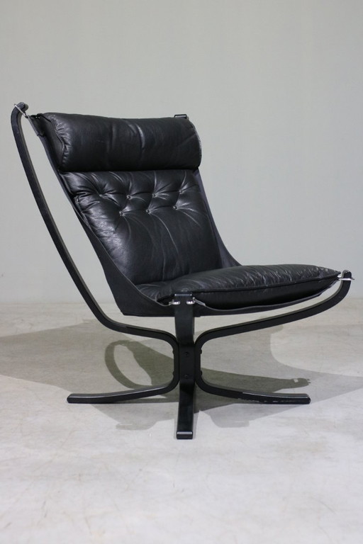 Sedia Falcon di Sigurd Ressell, anni '70