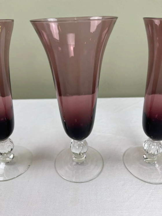 4 vasos morados – Vasos y jarras, Vintage (photo 3 of 9)