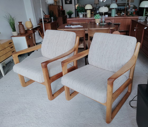 Poltrona vintage in teak danese, Silkeborg – Poltrone, Wool, Wood (photo 9 of 12)
