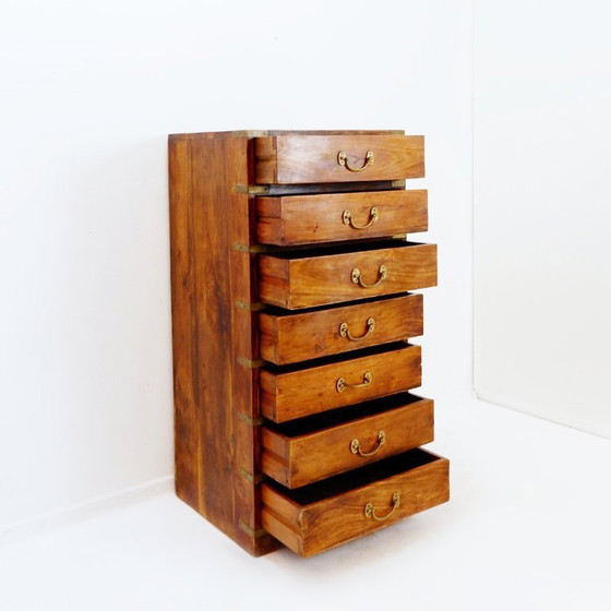 Image 1 of Commode de campagne haute du XIXe siècle, vers 1880.