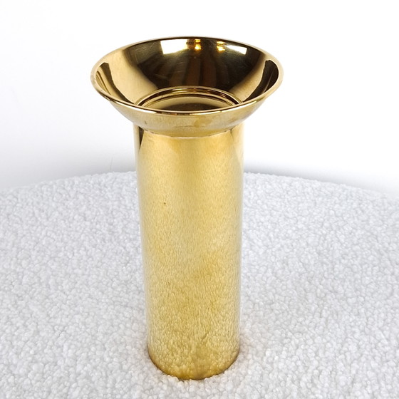 Vintage Messing Pilaar Kandelaar Jaren 70 Deens Design – Kandelaars en kaarsen, Brass, Metal (photo 3 of 7)