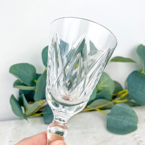 5 Bicchieri d'Acqua York – Stuart Cut Crystal – Lusso Vintage – Bicchieri e caraffe, Klassiek (photo 7 of 10)