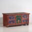 Coffre ancien peint à la main avec motifs floraux (Année 1907) #100 – Commodes (photo 10 of 40)